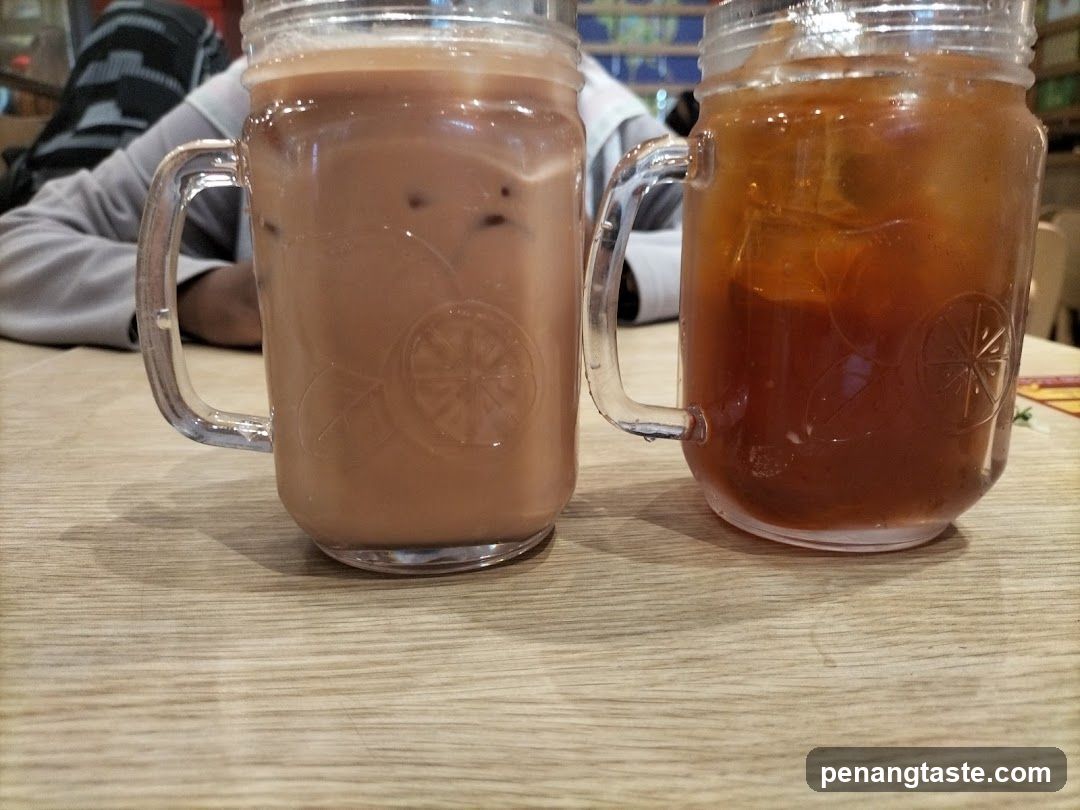 Iced Coffee and Tea in Mason Jars