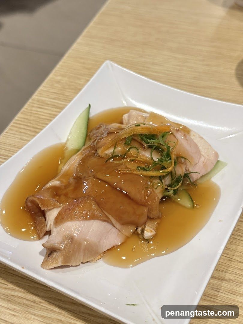 Sliced Chicken with Sauce