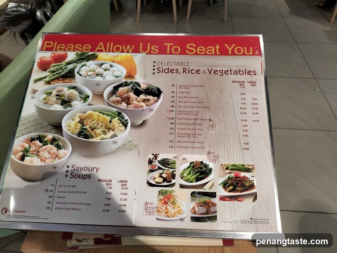 Restaurant Menu Board