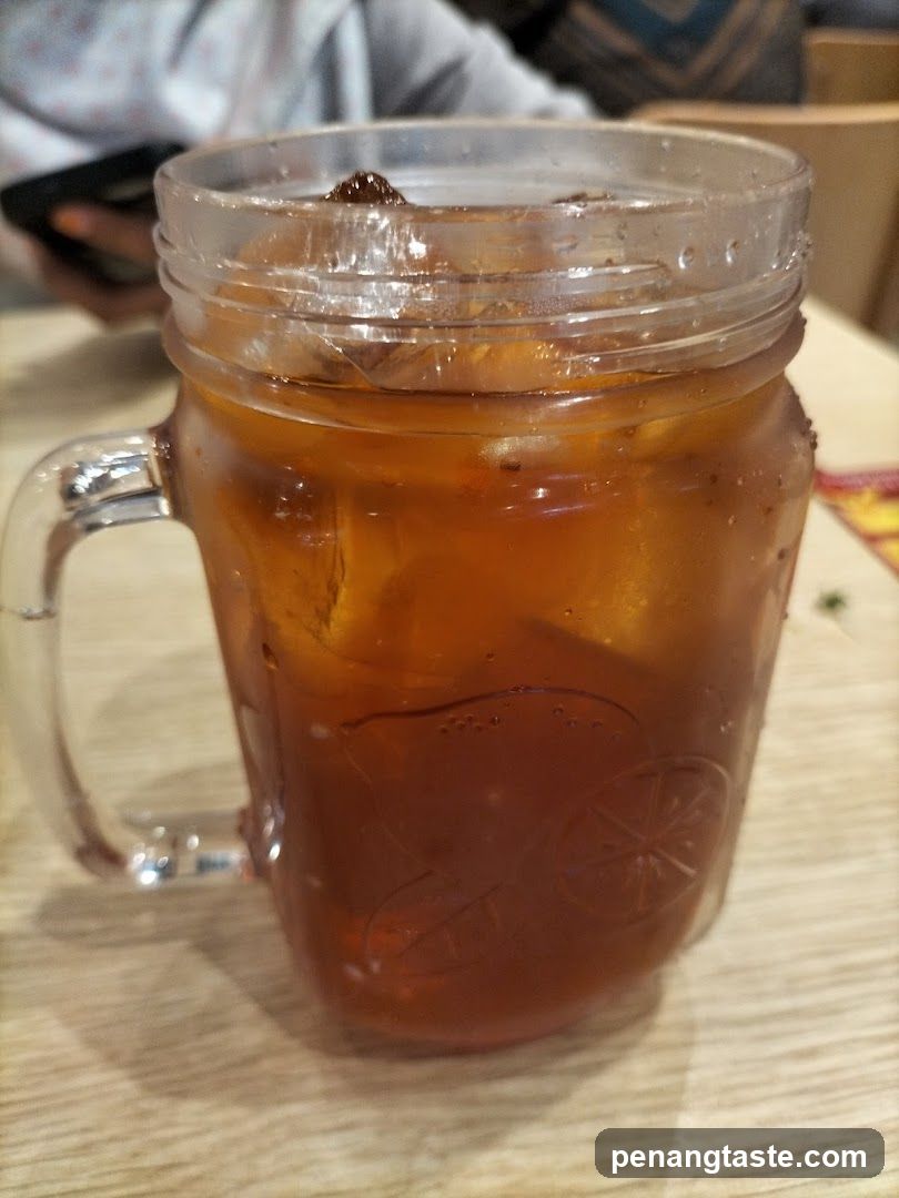 Iced Tea in Mason Jar