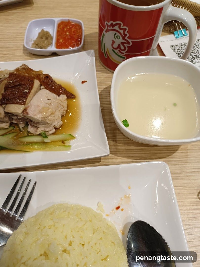 Hainanese Chicken Rice Meal