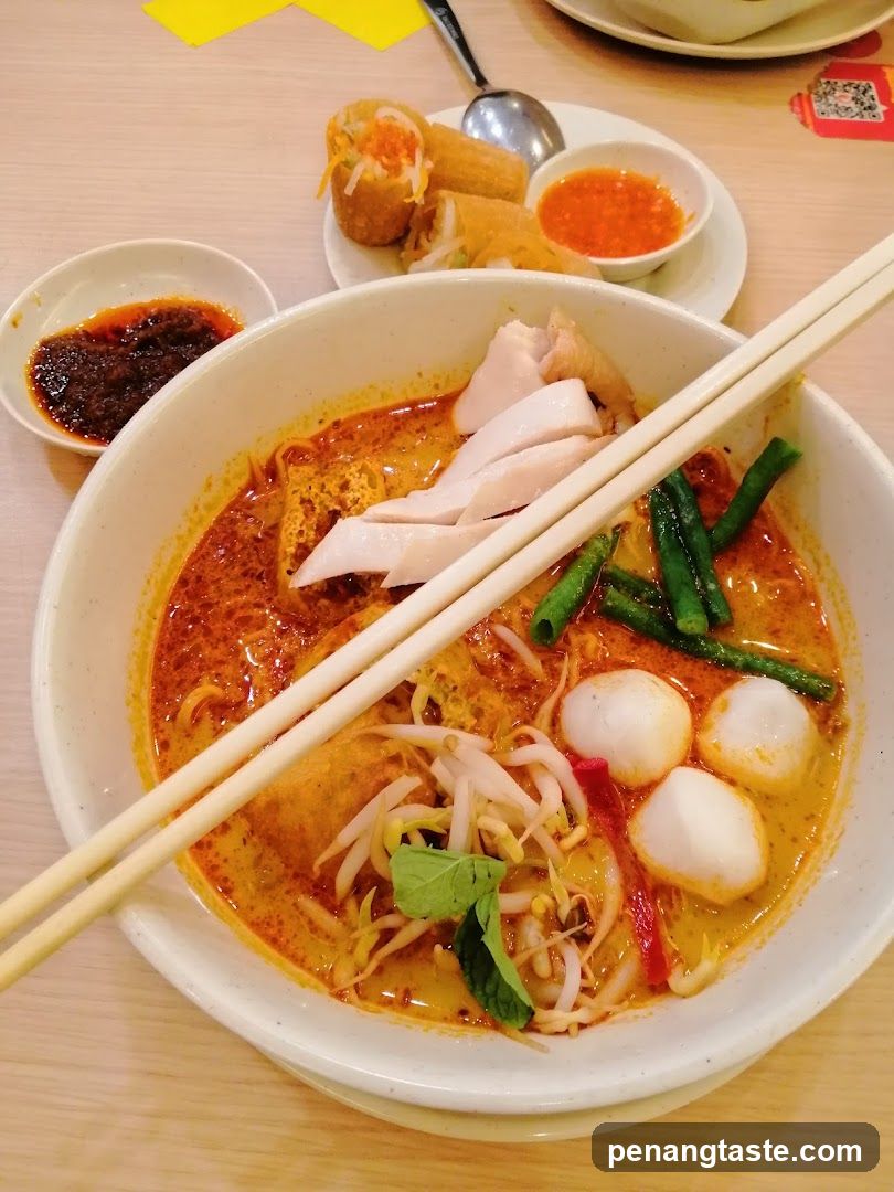 Laksa Bowl with Side Dishes