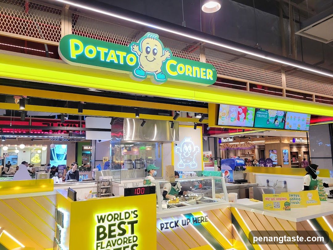 Potato Corner Food Stall Interior