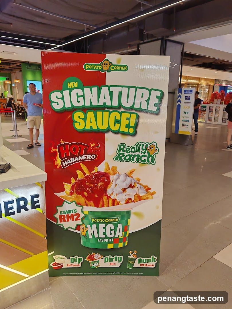 Potato Corner Signature Sauce Ad