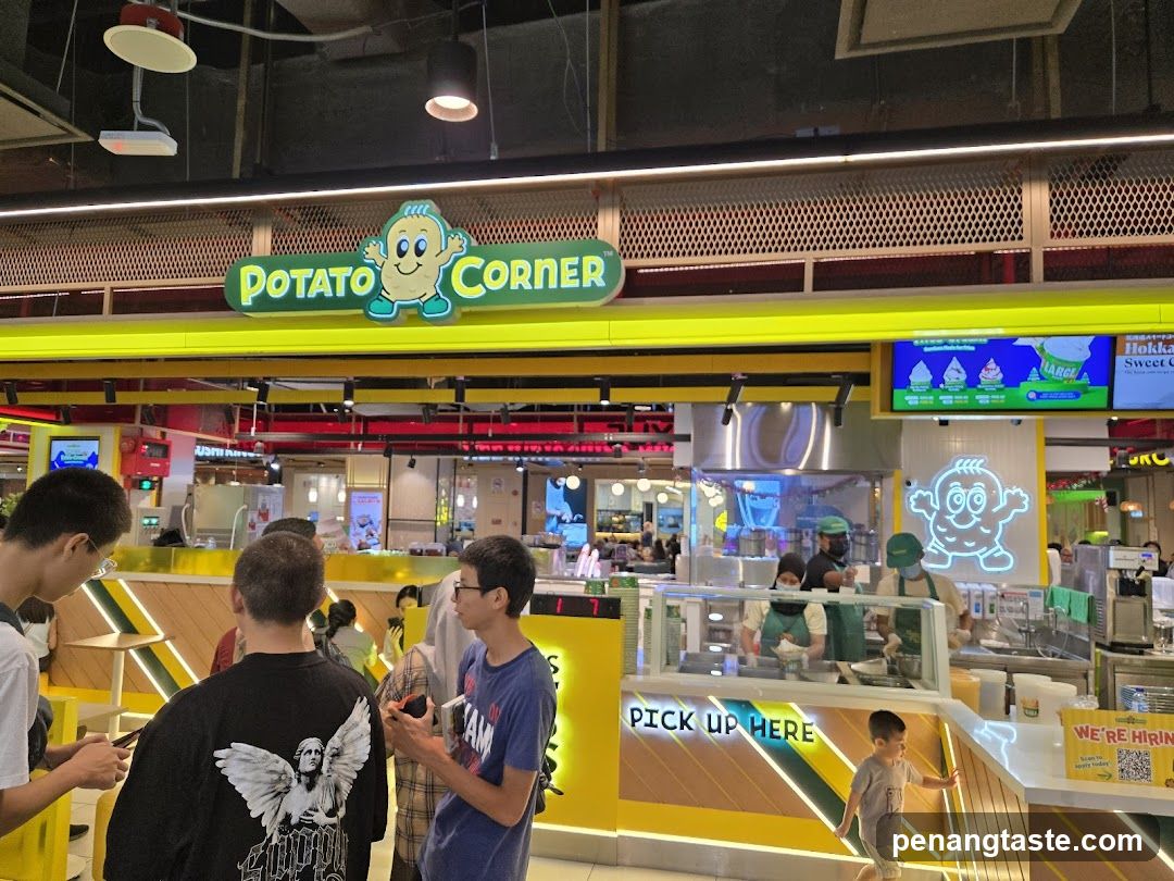 Potato Corner Food Stall Interior
