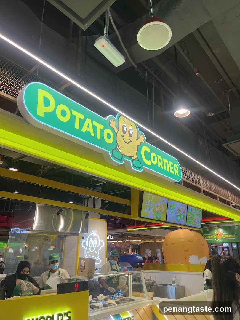 Potato Corner Food Stall Interior