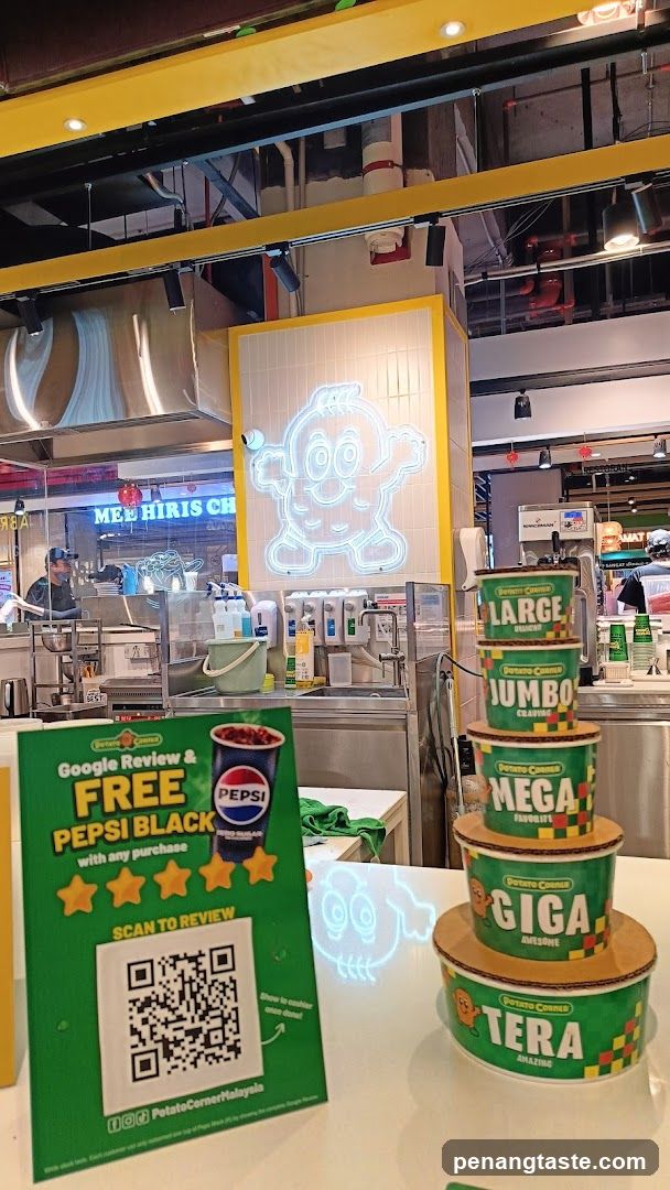 Potato Corner Kiosk Interior