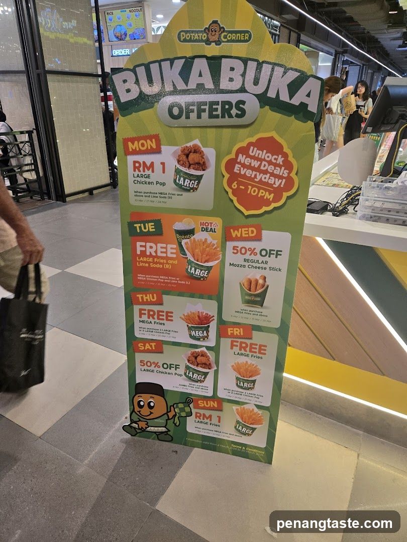 Buka Buka Offers Signboard