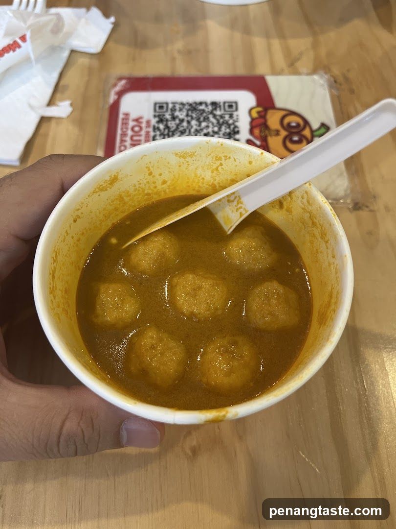 Bowl of Curry with Meatballs