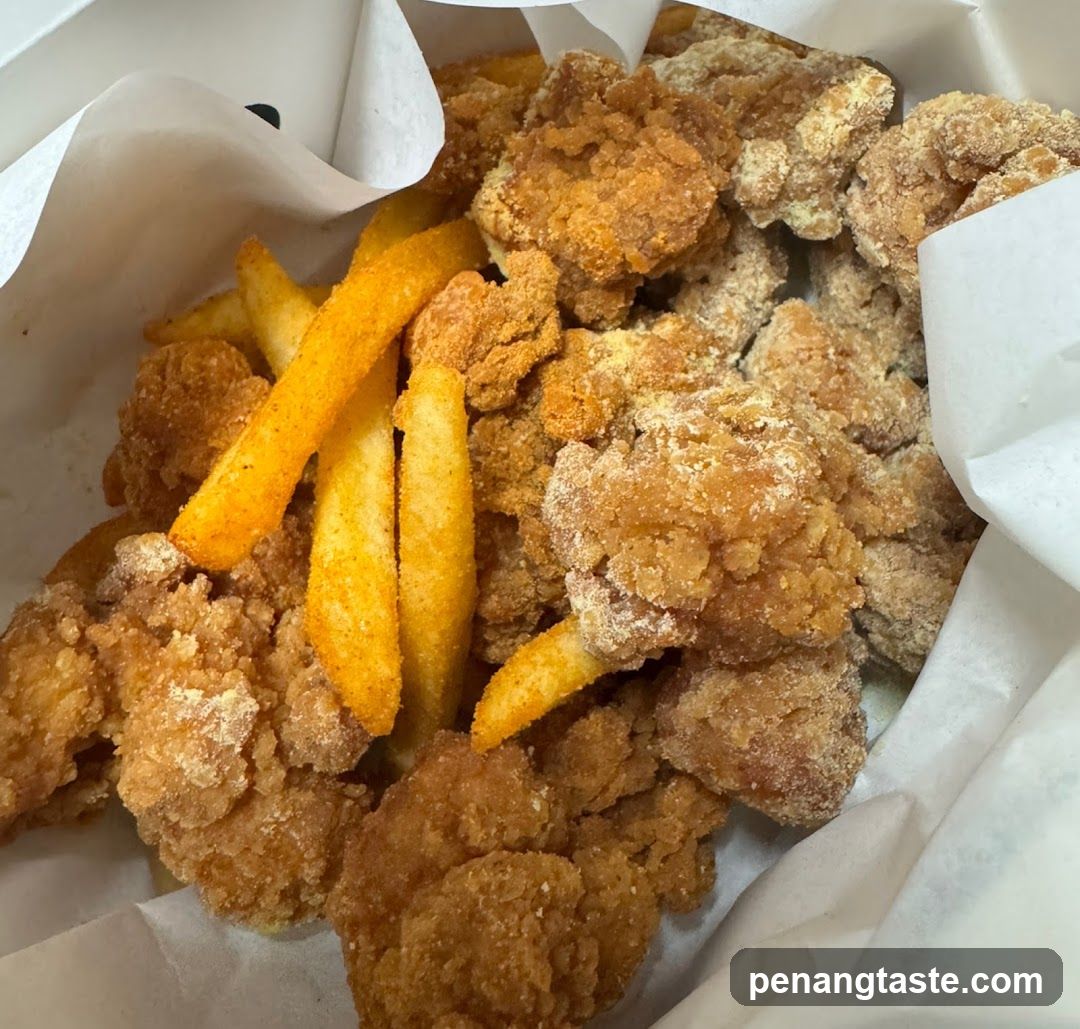 Fried Chicken and Fries