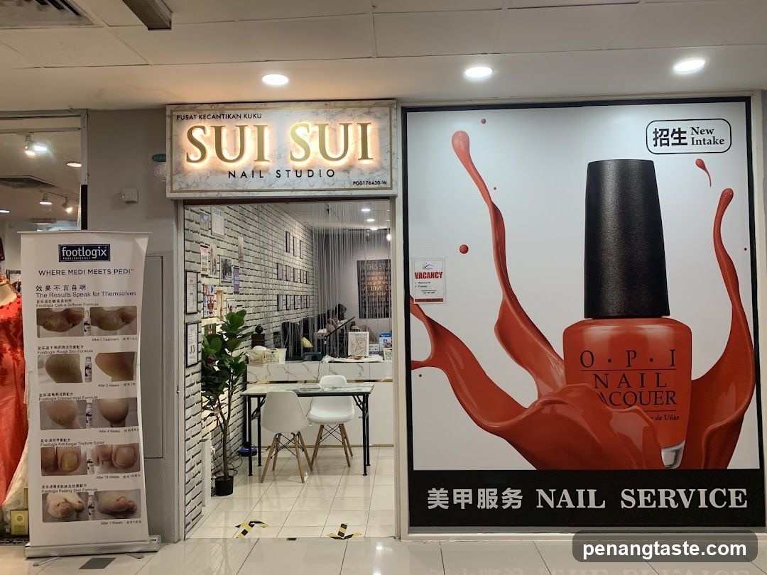 Sui Sui Nail Studio and OPI Advertisement
