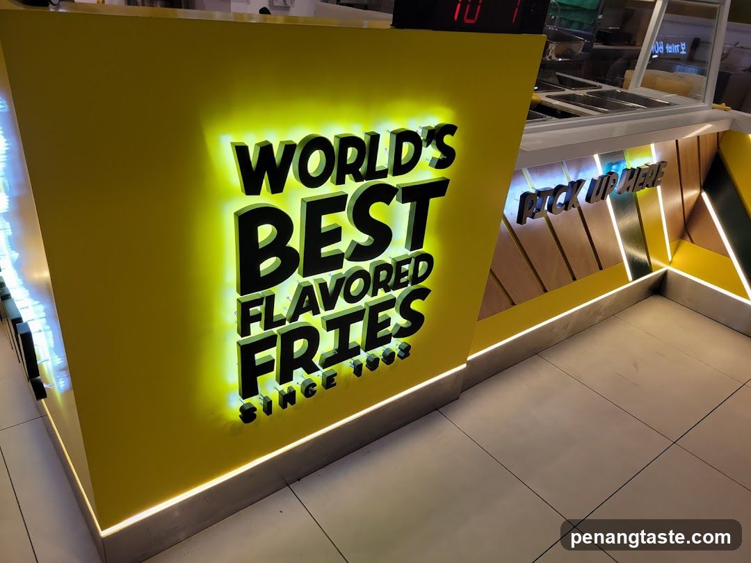 Fries Counter Signage