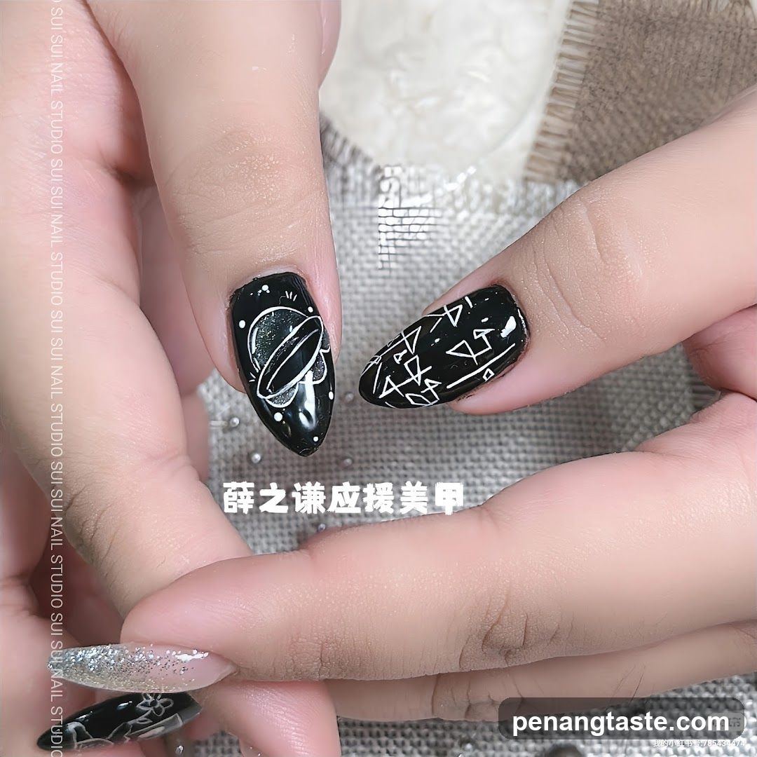 Cosmic Nail Art Design