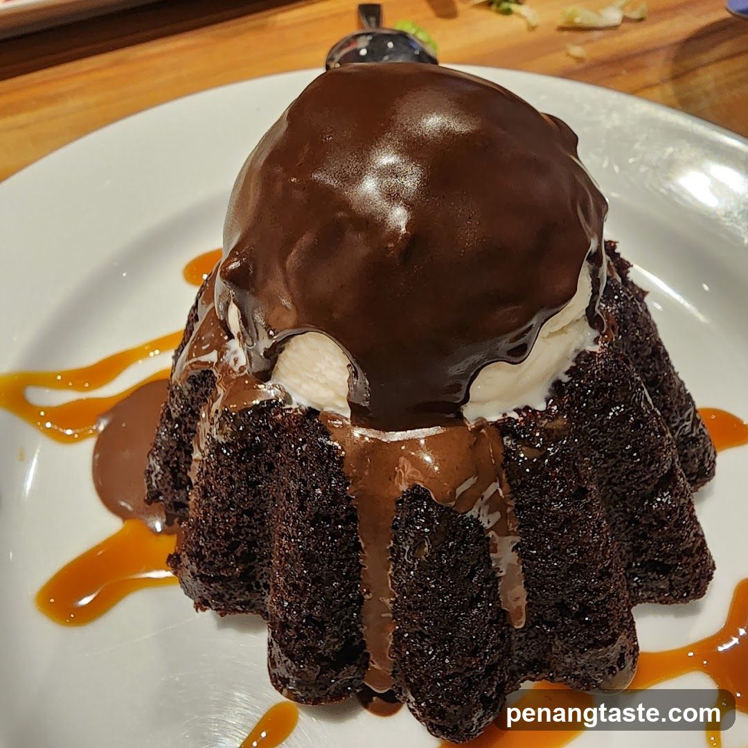 Chocolate Lava Cake with Ice Cream