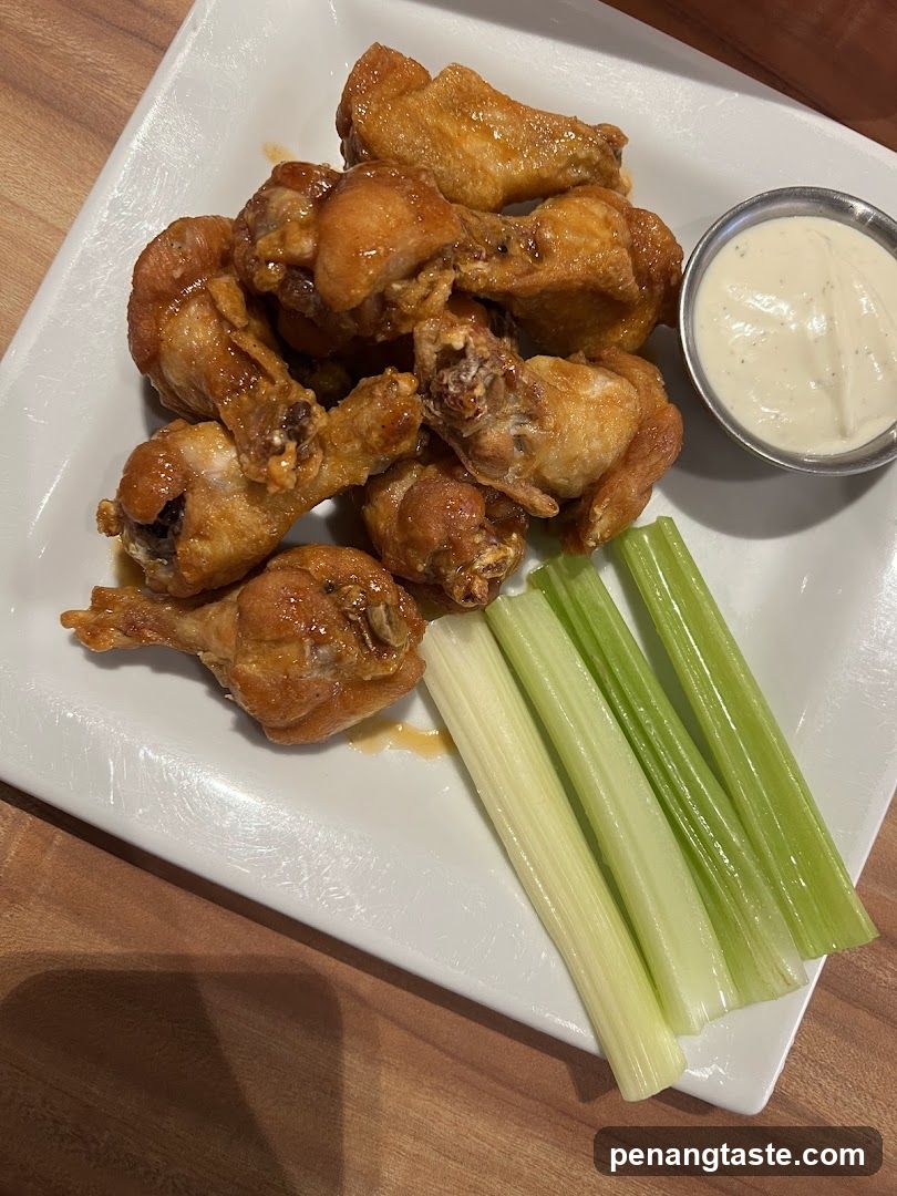 Wing and Celery Plate