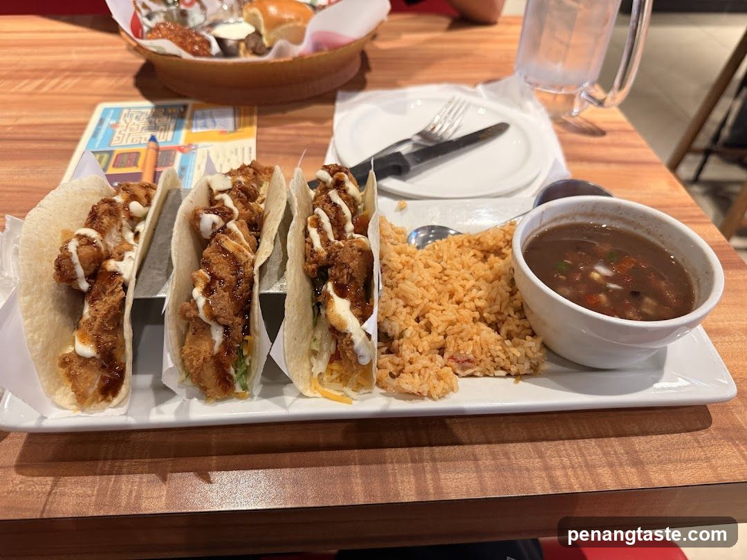 Tacos and Rice Meal