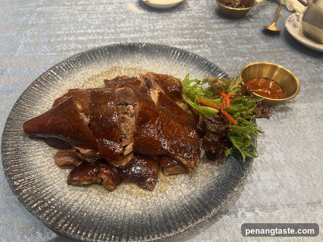 Roasted Duck with Salad and Sauce