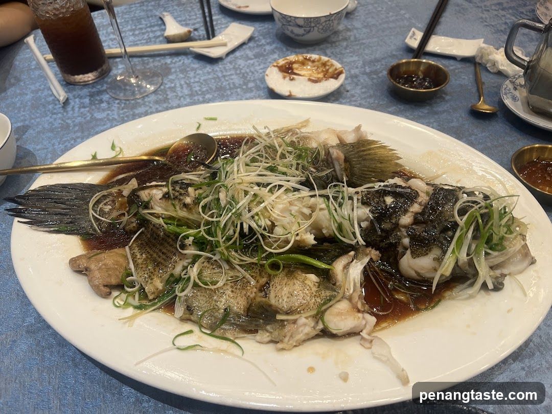 Steamed Fish with Ginger and Scallion