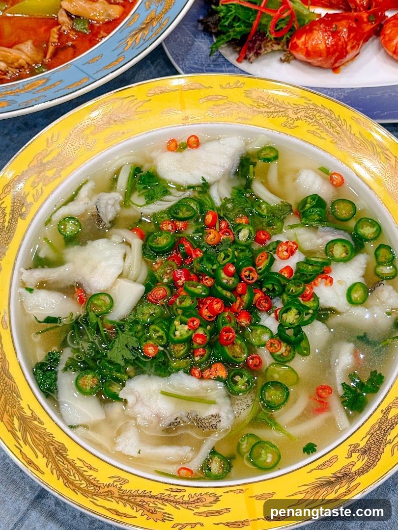 Spicy Fish Soup with Chili and Greens