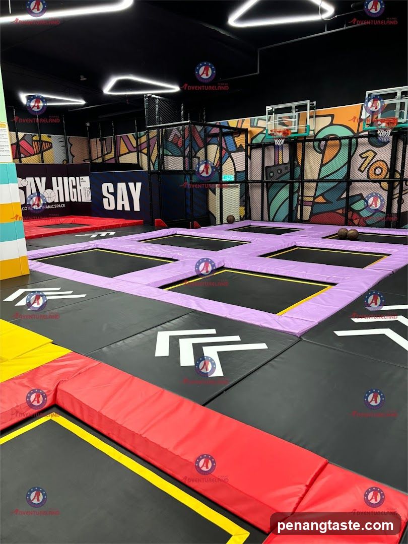 Indoor Trampoline Park Interior