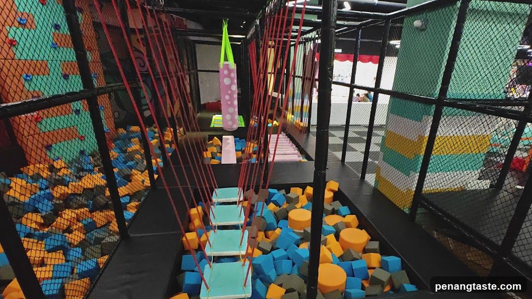 Indoor Play Area with Foam Pit and Obstacle Course