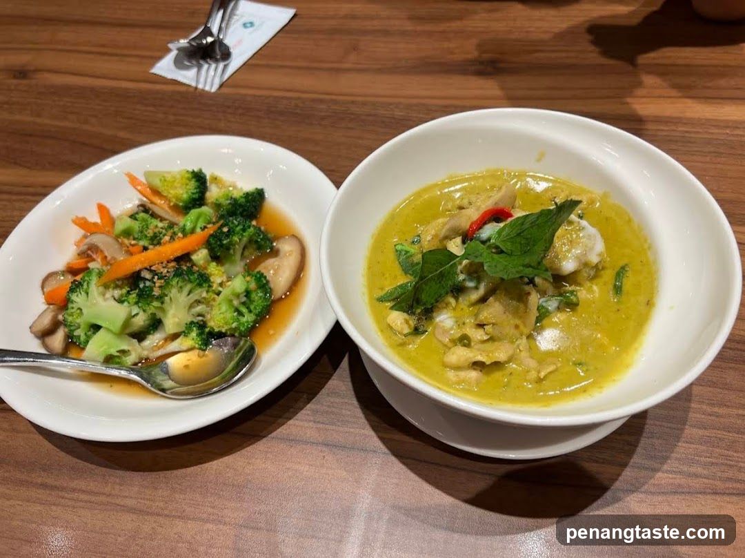 Thai Curry and Stir Fry Broccoli