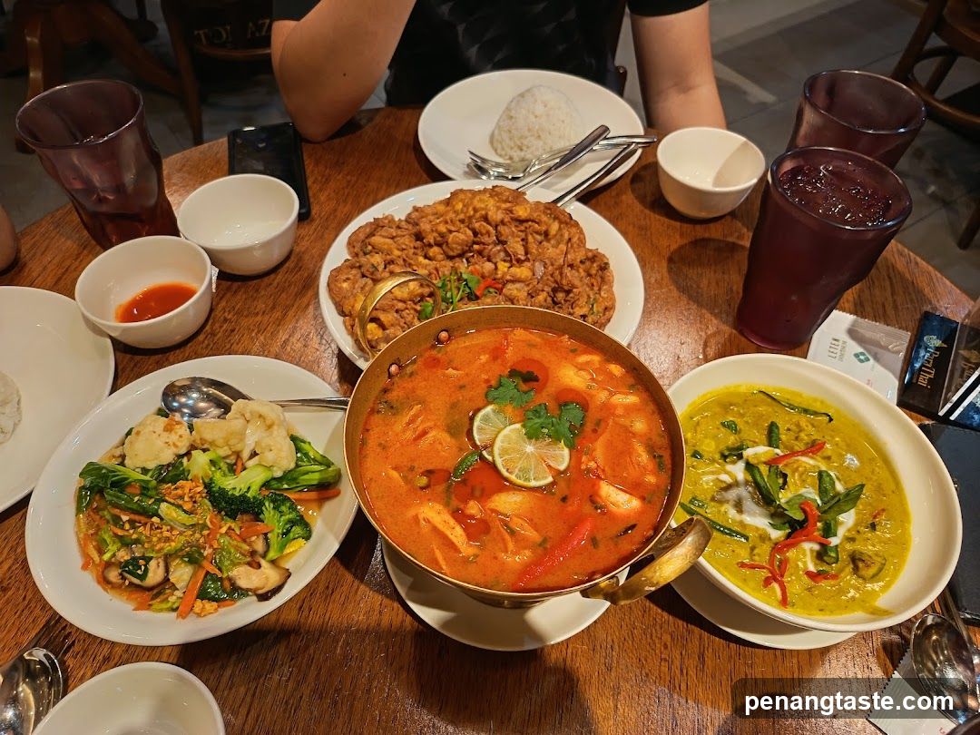 Thai Curry Meal Spread
