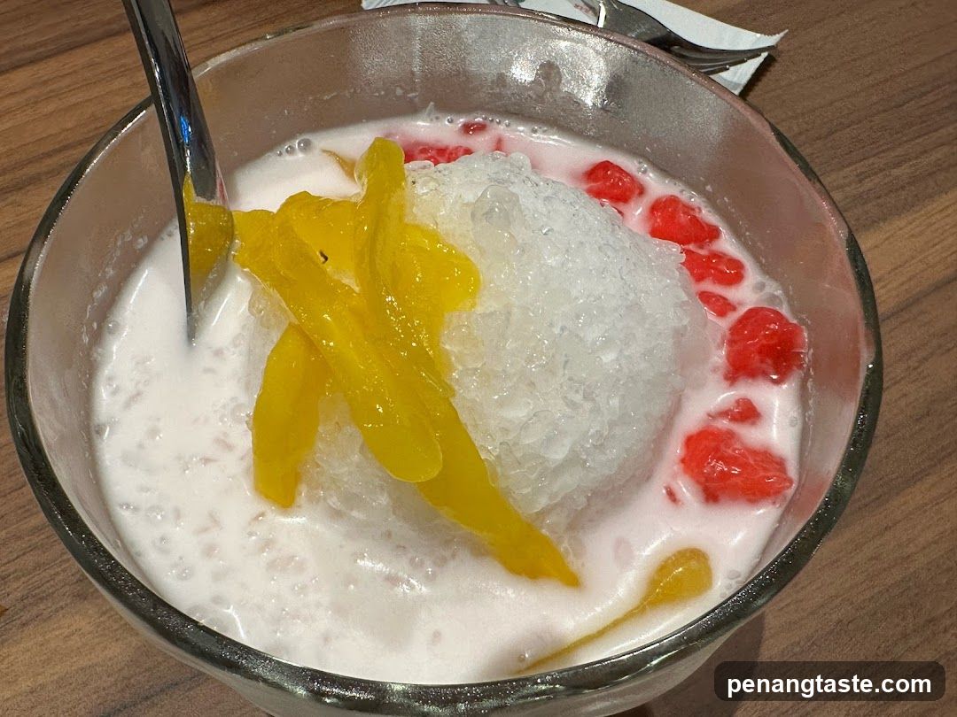 Dessert Bowl with Mango and Coconut