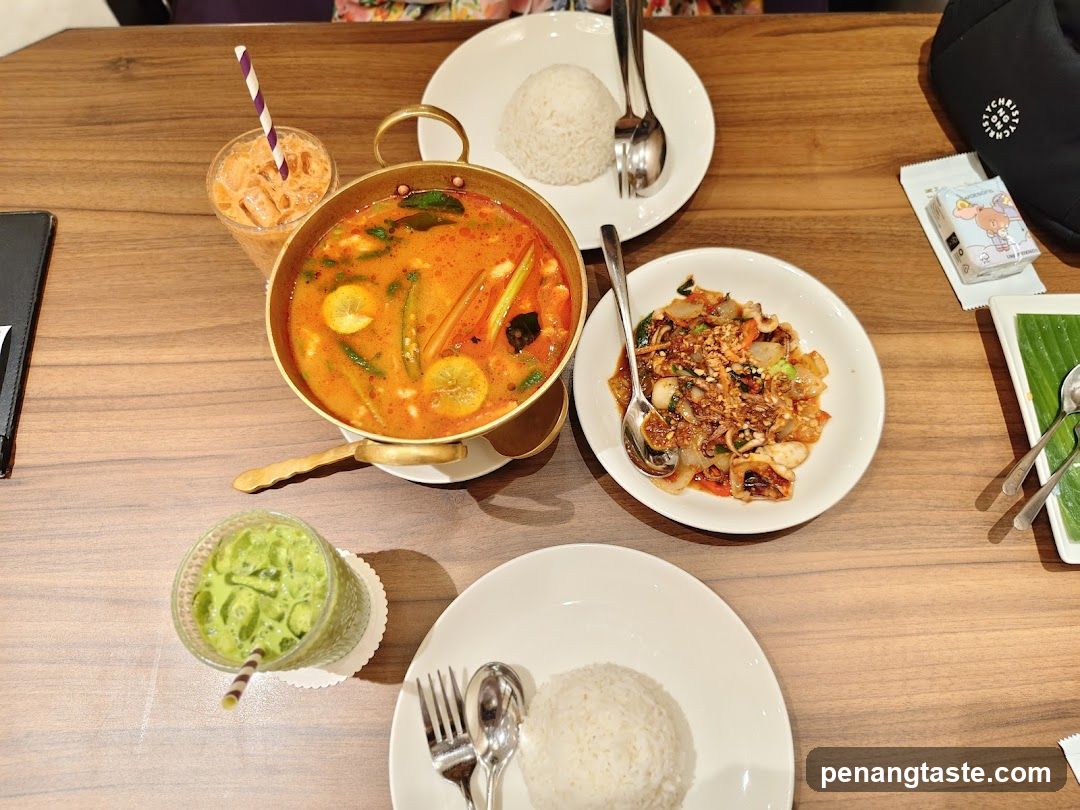 Thai Curry Meal Spread