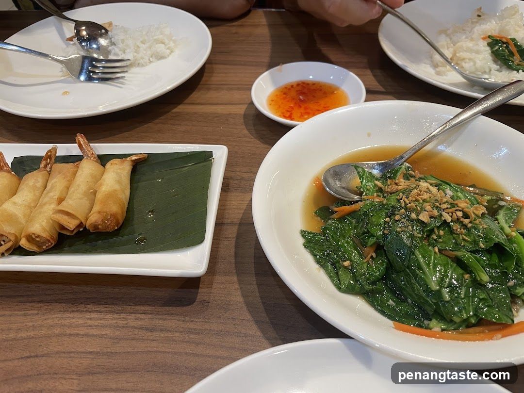 Dining Table with Thai Cuisine