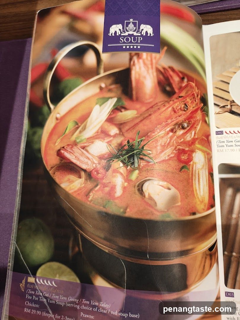 Soup Menu Page