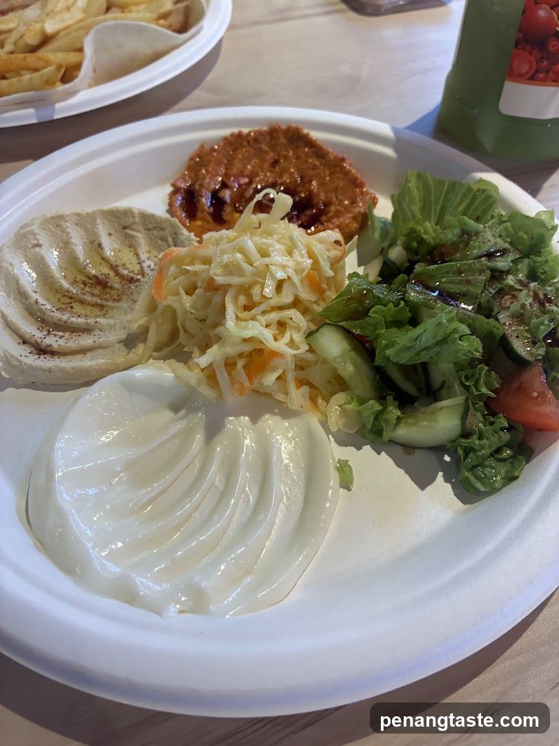 Hummus and Salad Plate
