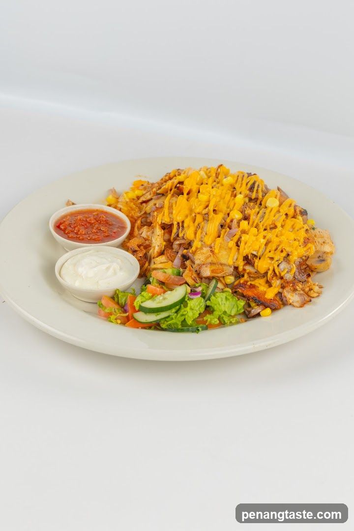 Cheesy Chicken Salad with Sides