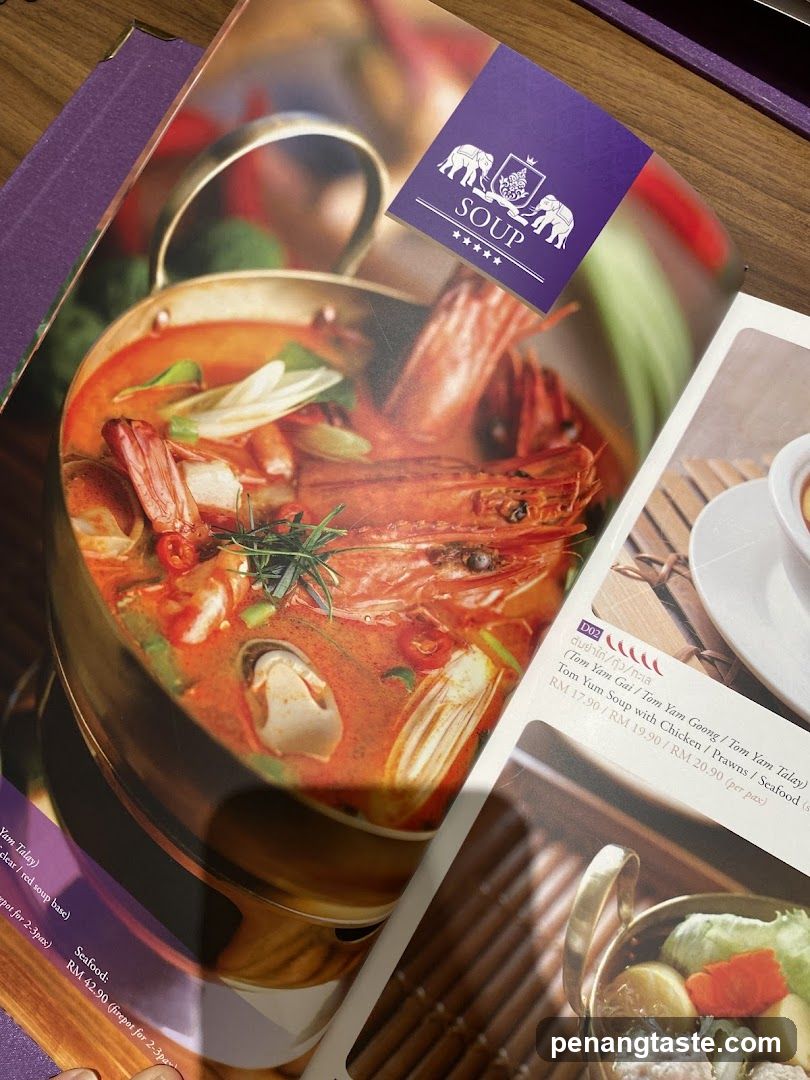 Soup Menu Page