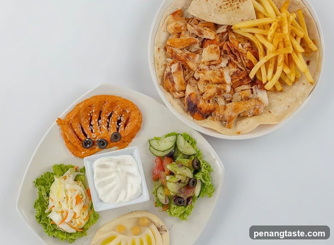 Gyro Meal with Side Dishes