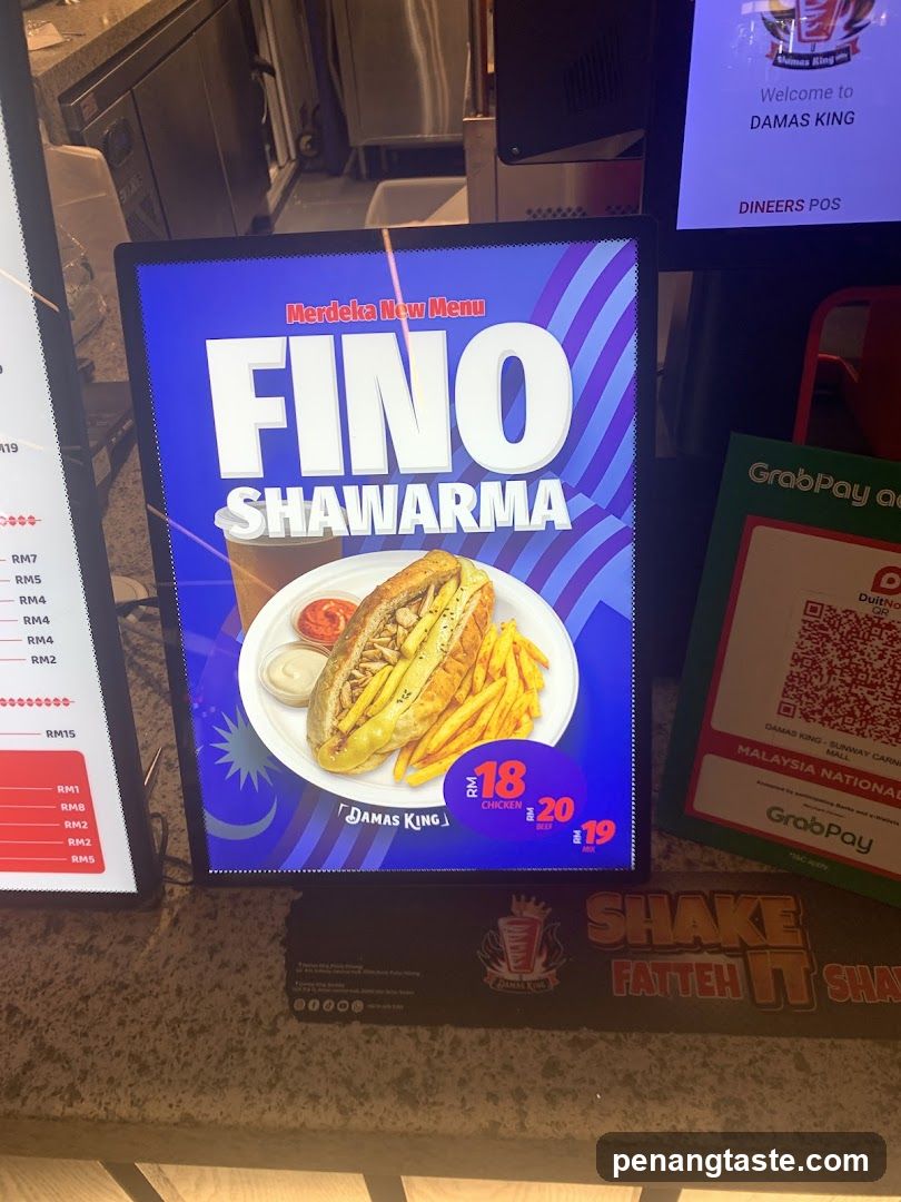 Damas King Fino Shawarma Ad