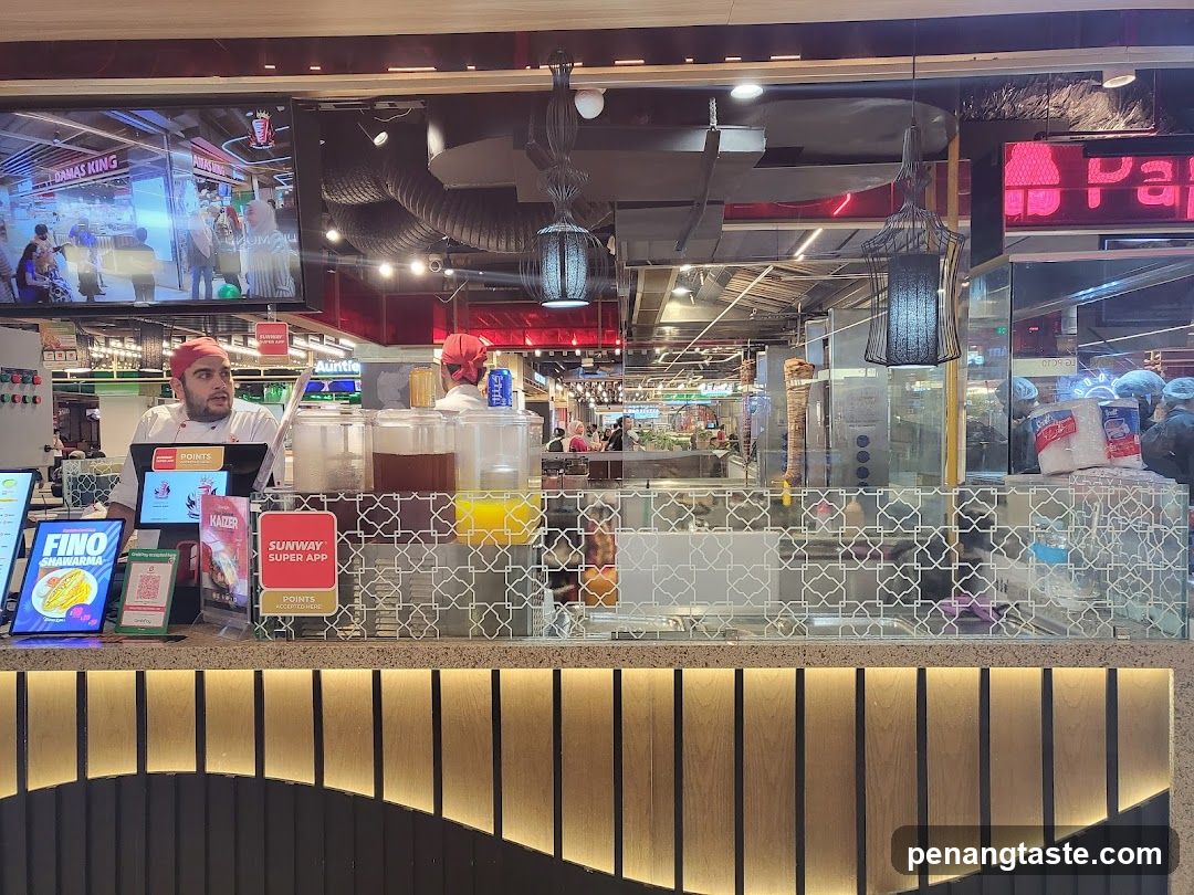 Food Stall Interior View