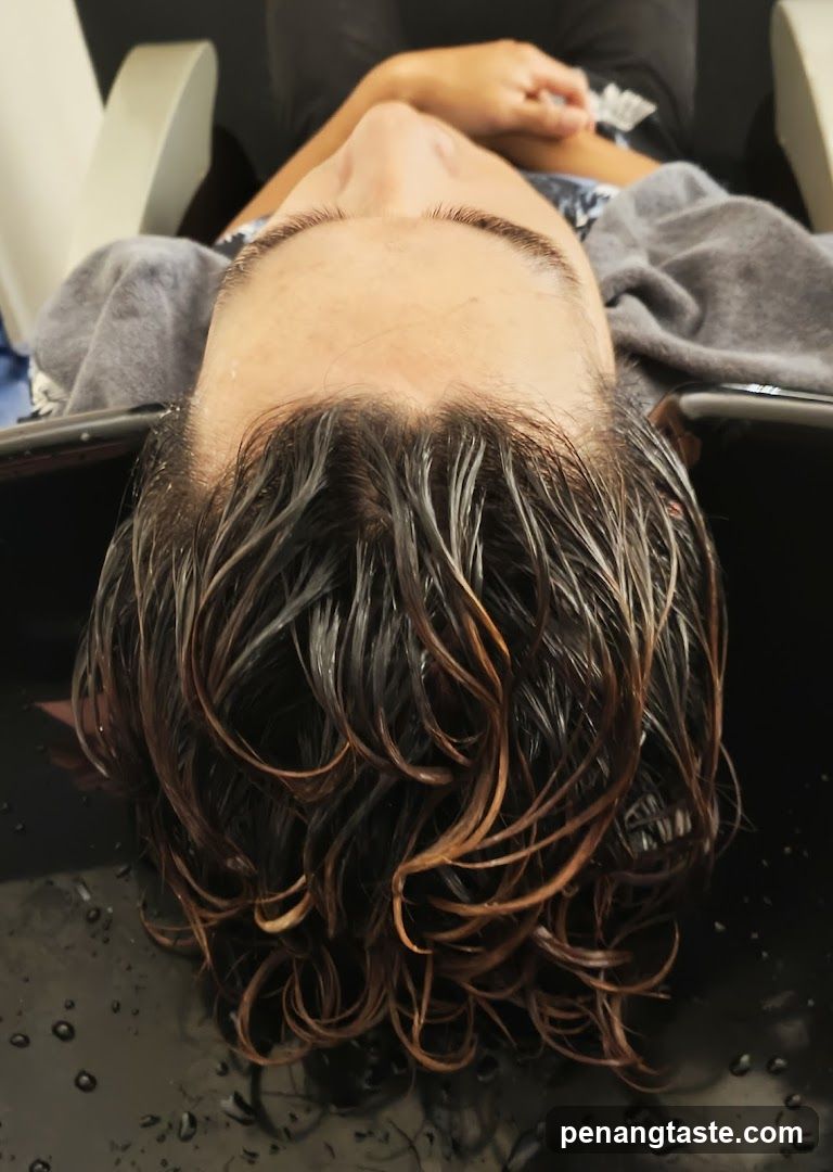 Hair Washing Scene