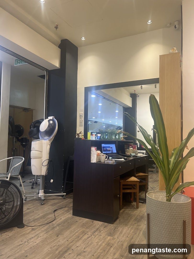 Salon Interior Reception Area