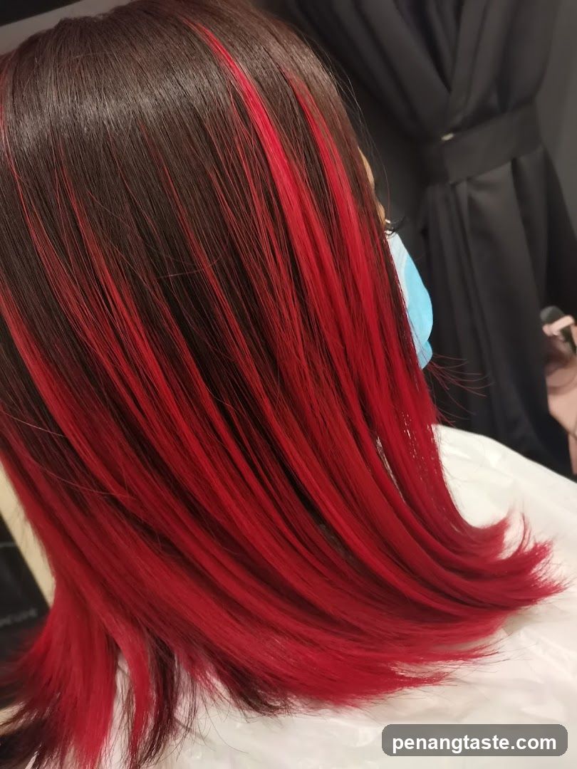 Red Hair with Highlights