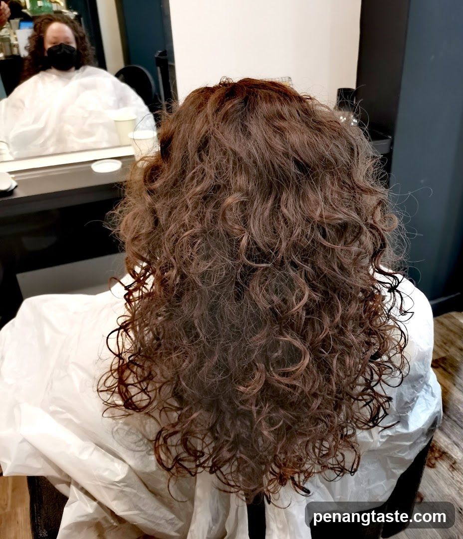 Salon Interior with Curly Hair