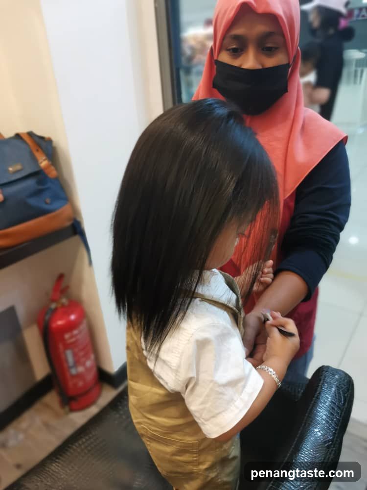 Hair Salon Interior Scene