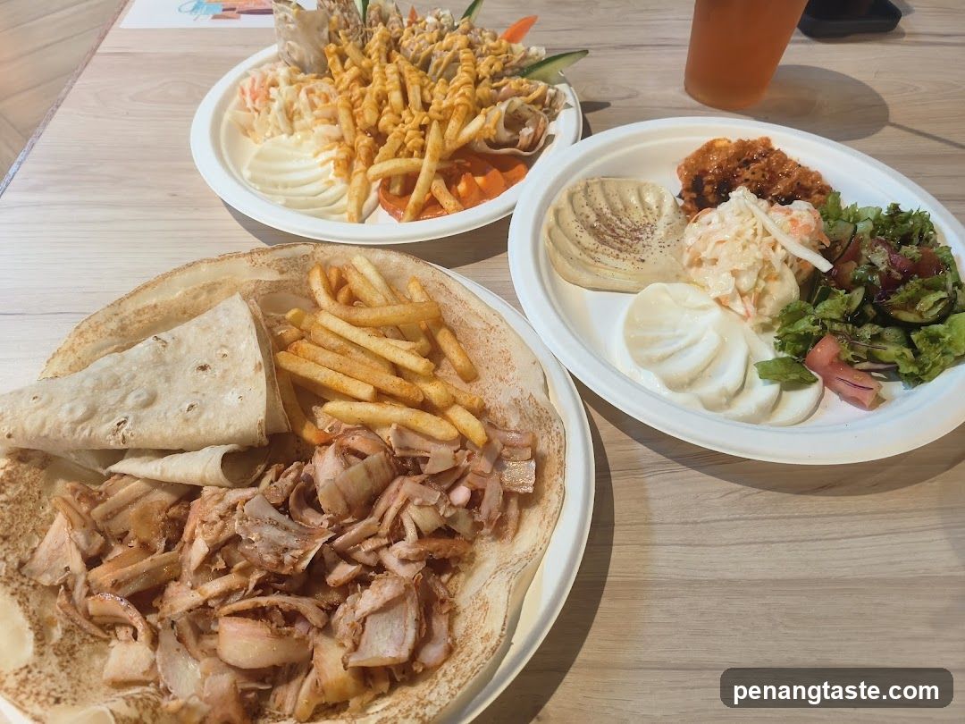 Food Spread on Table
