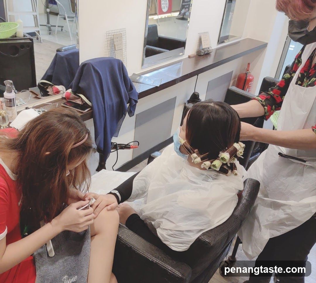 Hair Salon Interior Scene