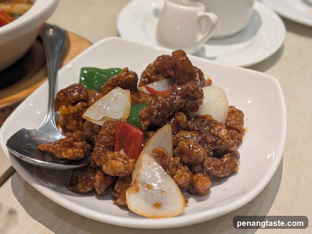 Crispy Sweet and Sour Meat with Onions