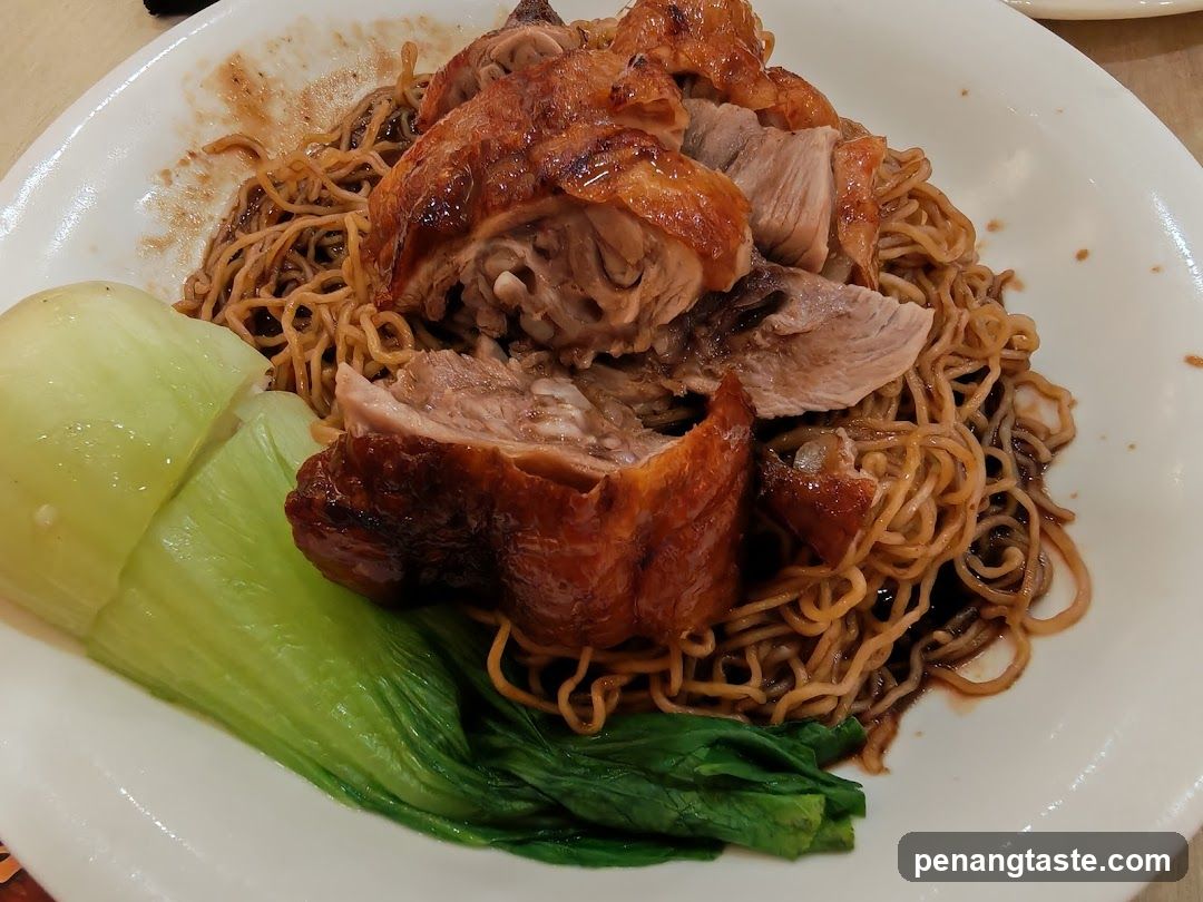 Duck Noodles with Bok Choy