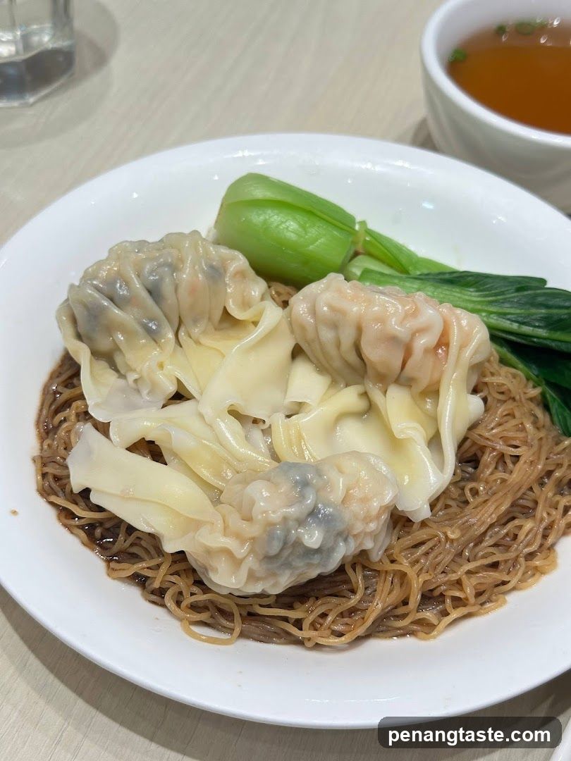 Wonton Noodles with Greens