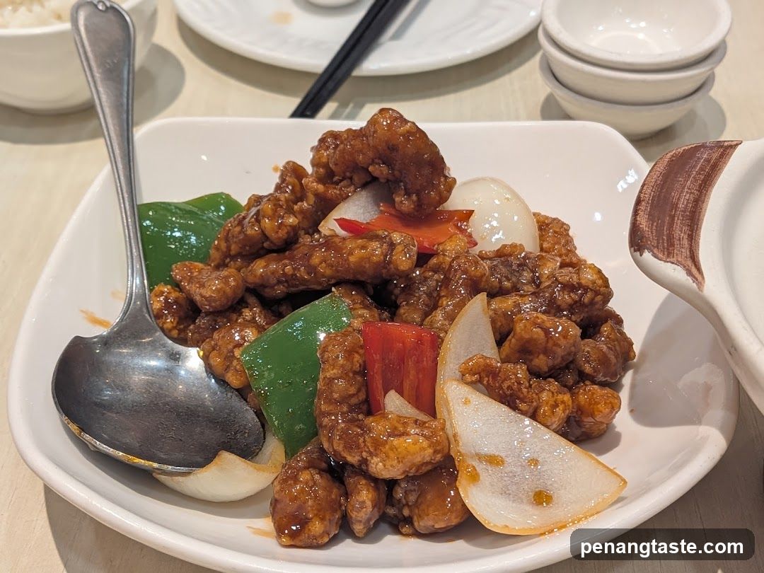 Crispy Sweet and Sour Chicken with Vegetables