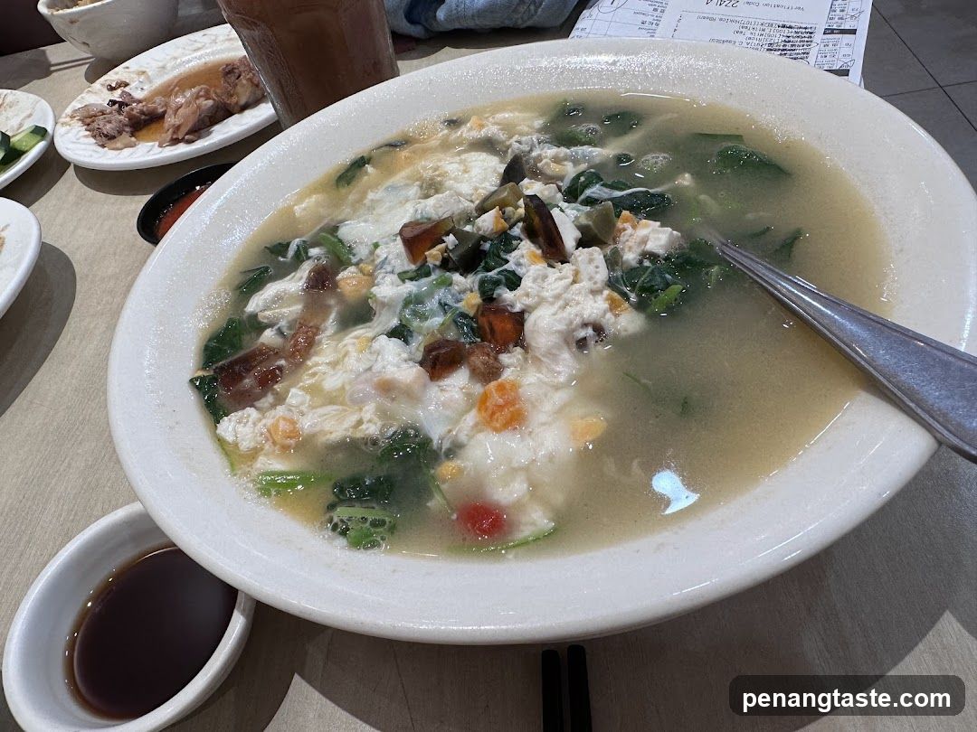 Soup with Egg and Greens