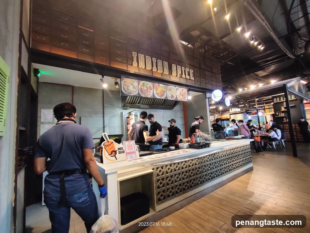 Indian Spice Food Stall Interior